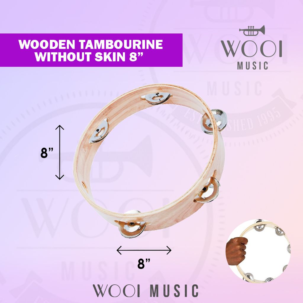 Wooden Tambourine T85 - CP