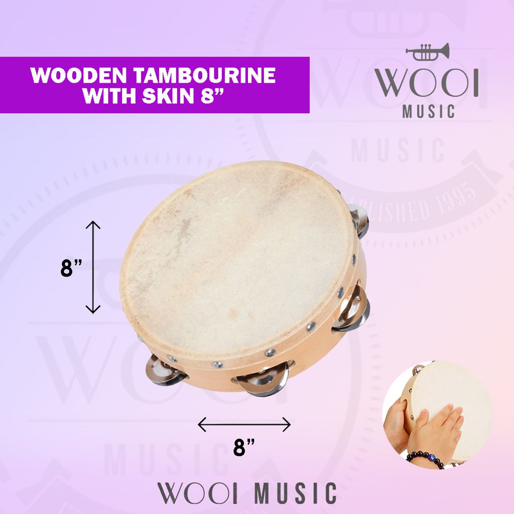 Wooden Tambourine Th85 - CP