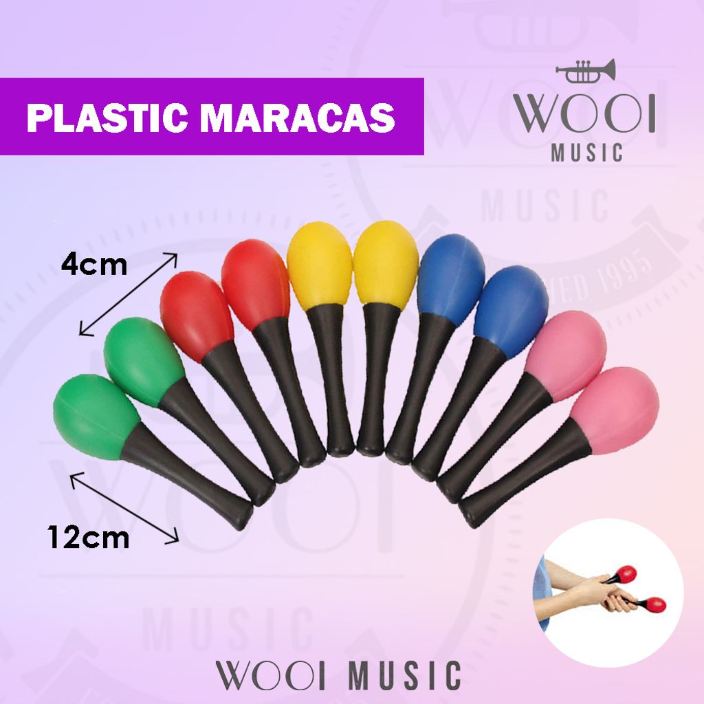 Plastic Maracas All - cp