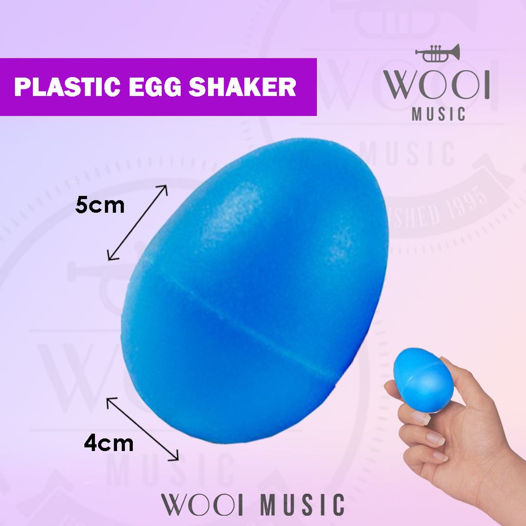 EGG SHAKER ES101-BLUE-CP