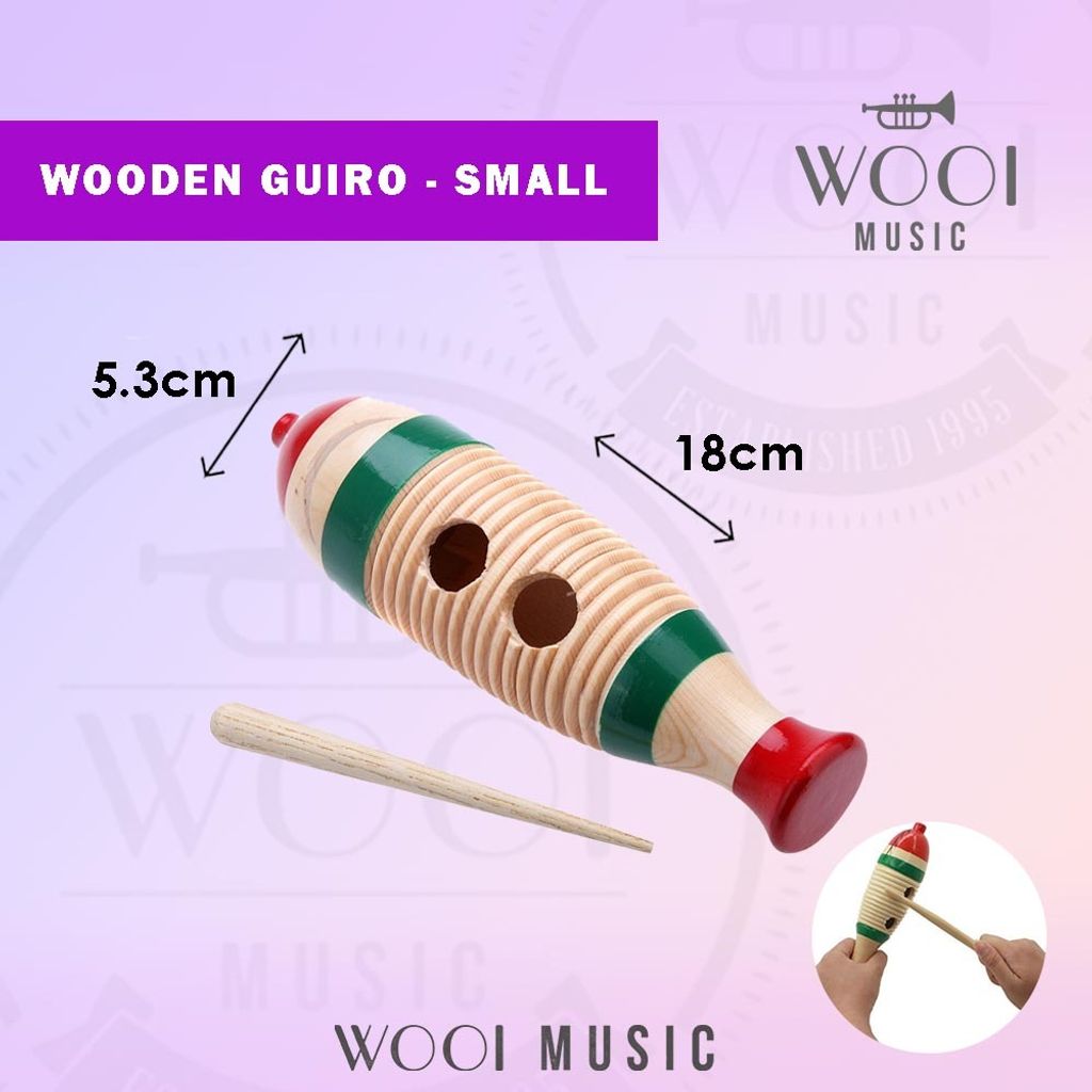 WOODEN GUIRO - SMALL
