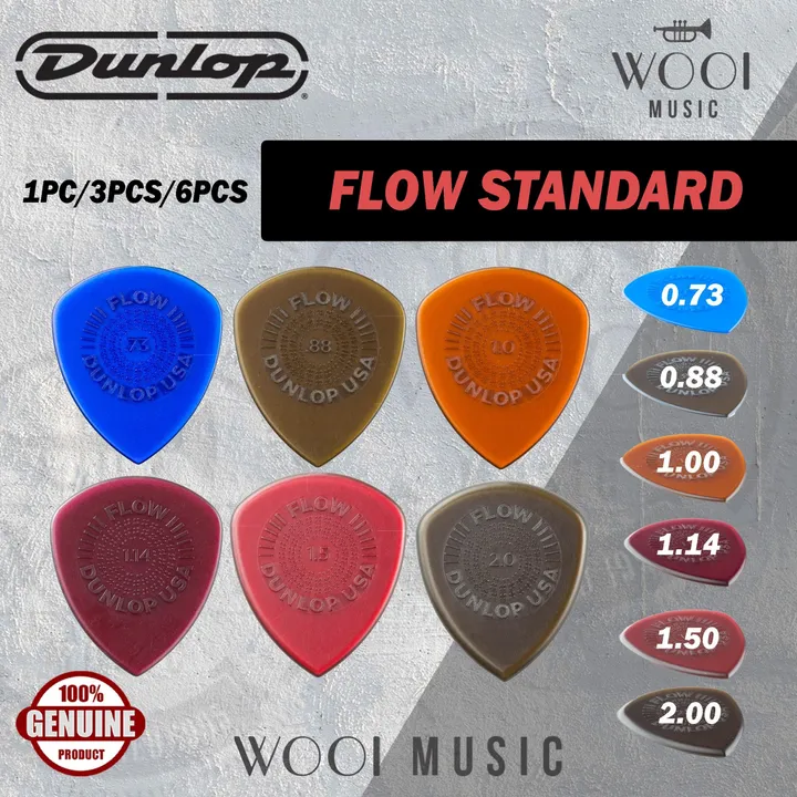 JIM DUNLOP FLOW STANDARD PICK - variation cp