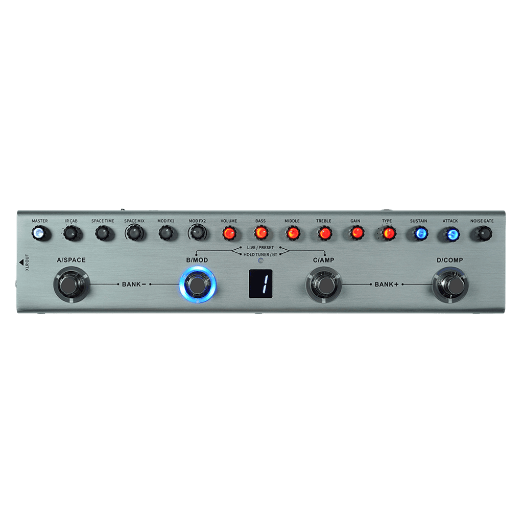 M-Vave Tank B ベース用マルチエフェクター M-VAVE Tank-B Rechargeable Bass Multi Effects Pedal – Wooi Music