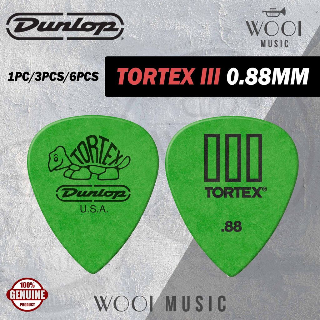 JIM DUNLOP TORTEX III - 0.88MM