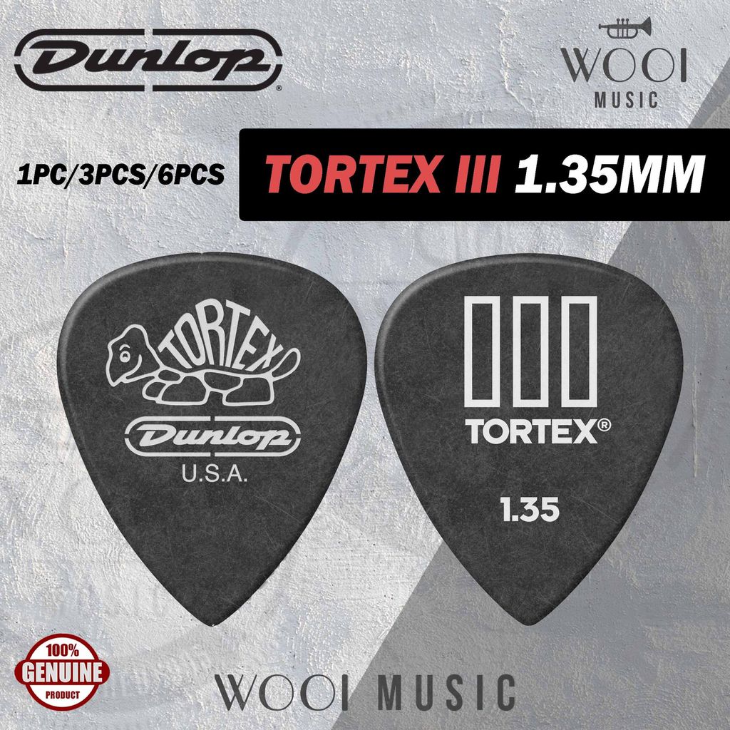 JIM DUNLOP TORTEX III - 1.35MM