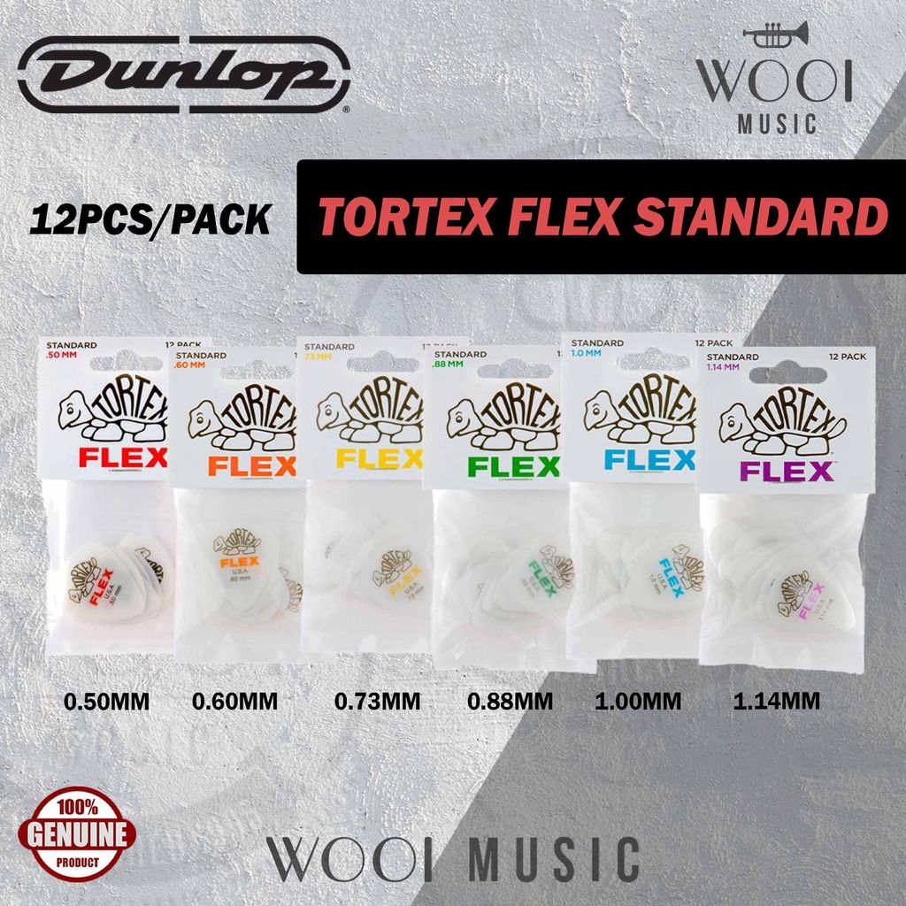 JIM DUNLOP TORTEX FLEX STANDARD - CP