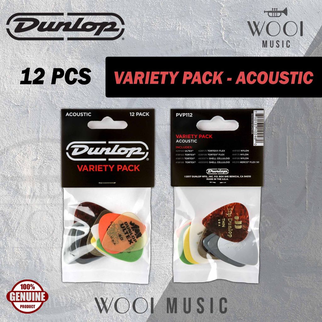 JIM DUNLOP - VARIETY PACK ACOUSTIC