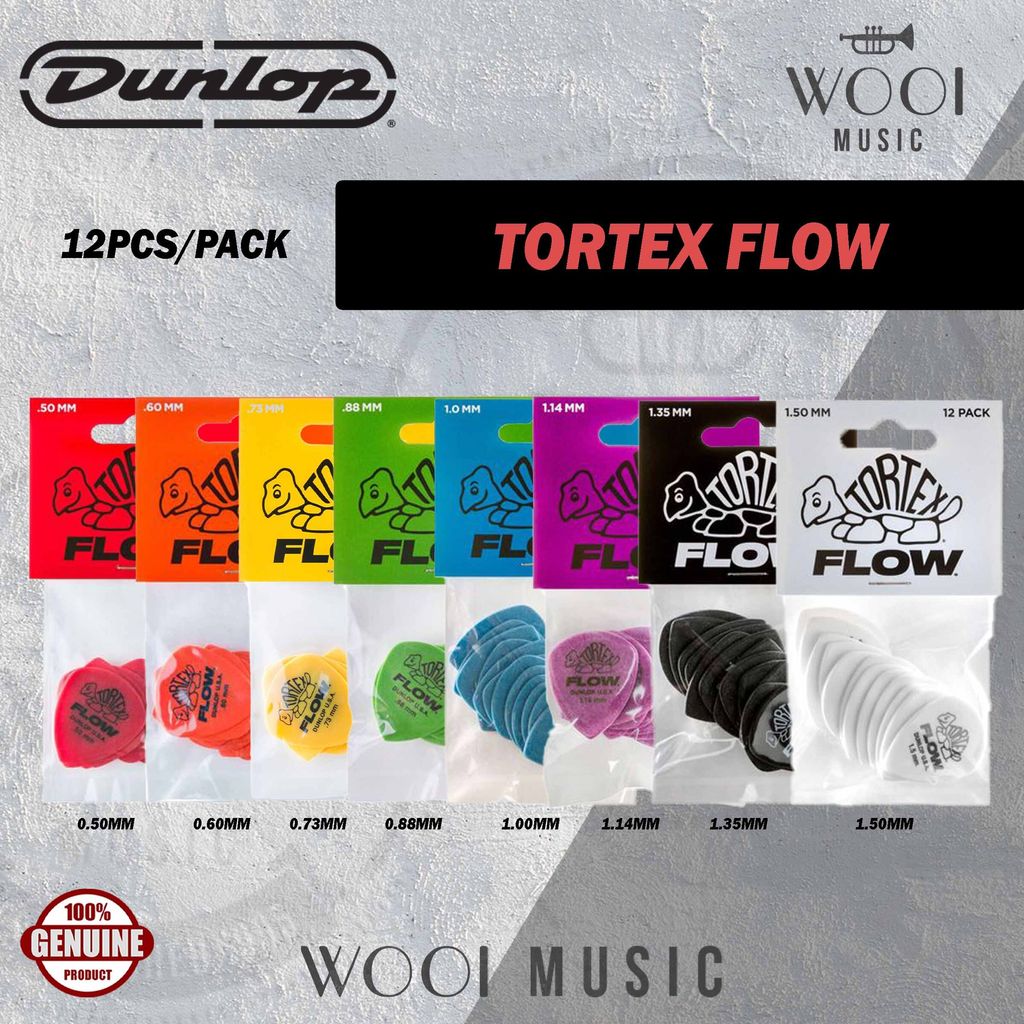 JIM DUNLOP TORTEX FLOW - PACK