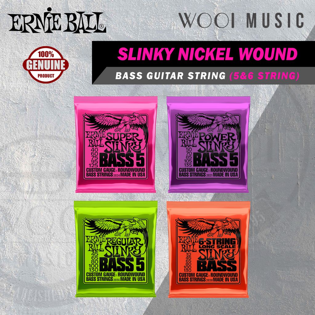 BASS SLINKY NICKEL 5 AND 6 STRING - VARITION