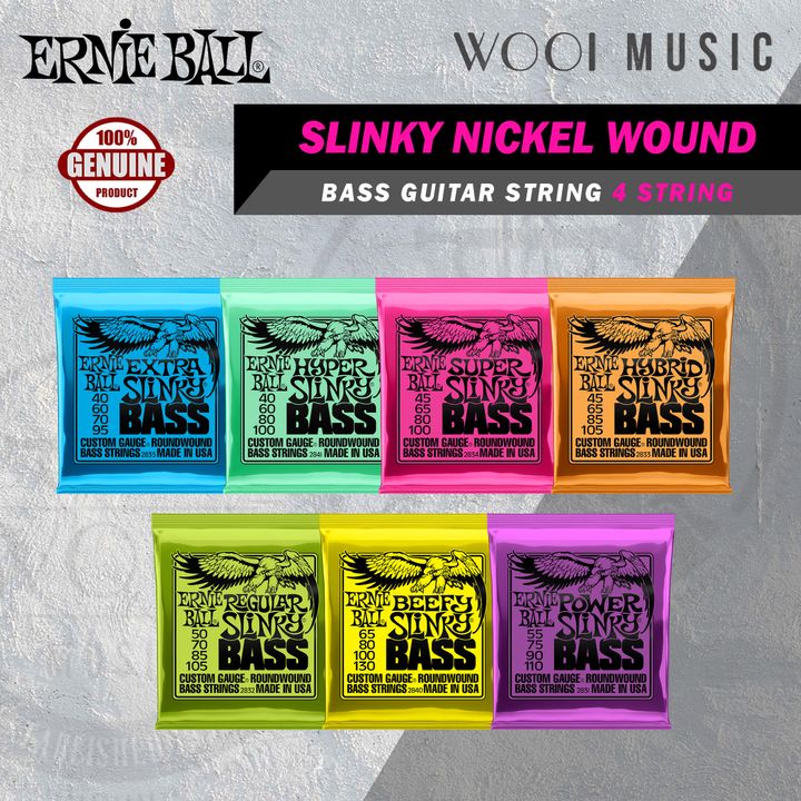 BASS SLINKY NICKEL 4 STRINGS - VARIATION