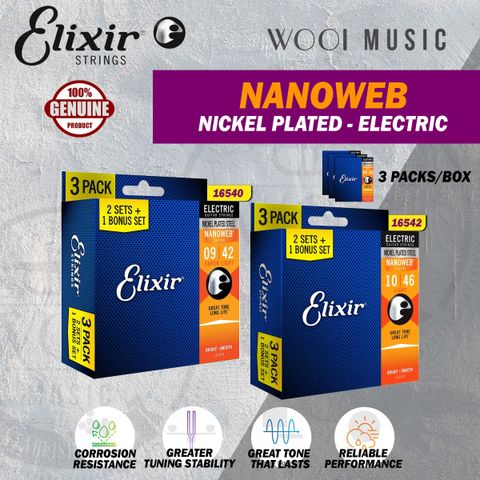 NANOWEB-NICKEL PLATED - ELECTRIC -3PACKS