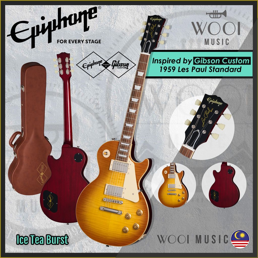 Epiphone Inspired By Gibson Custom Original 1959 - ICE TEA BURST