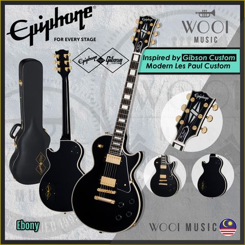 Epiphone Inspired By Gibson - Les Paul Custom - Ebony