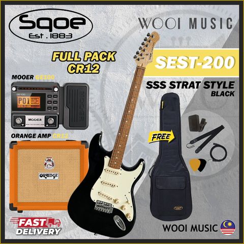 SQOE SEST200-FP CR12-BK