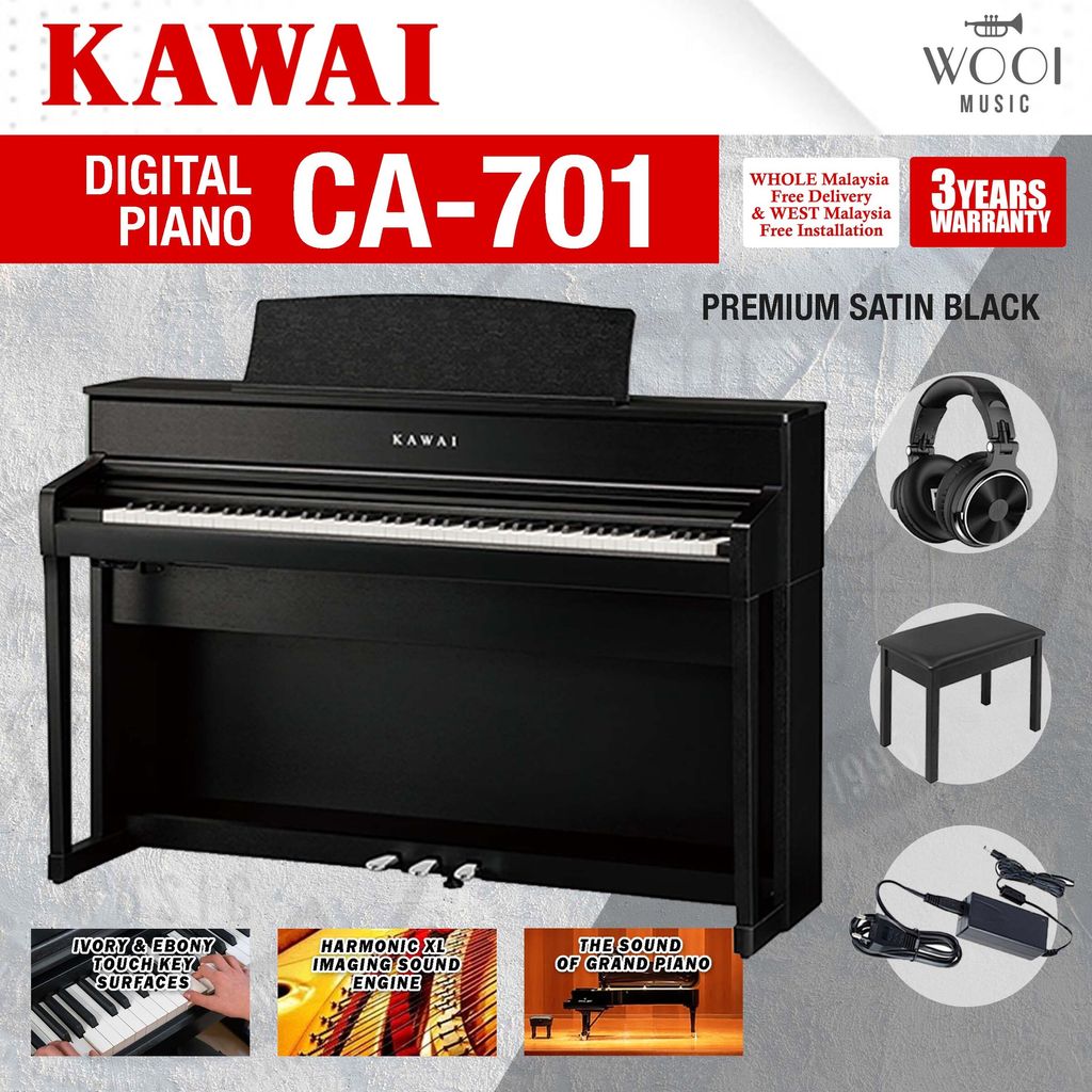 KAWAI - CA701 - PREMIUM BLACK