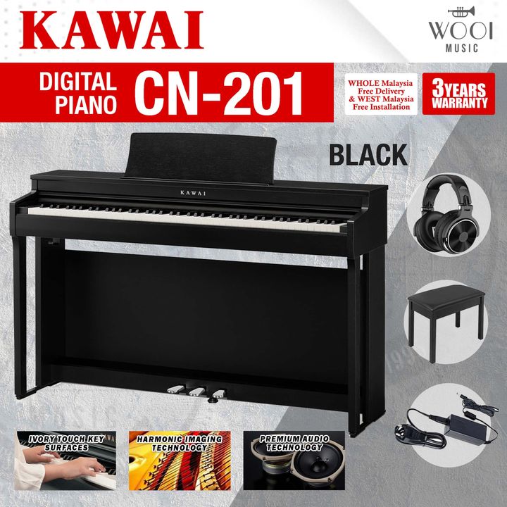 KAWAI - CN201 - BLACK