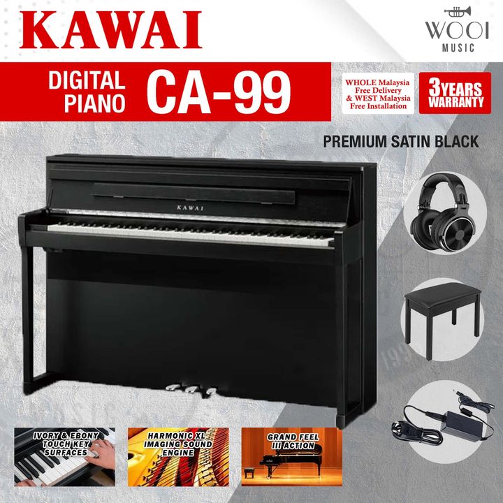 KAWAI - CA99 - PREMIUM SATIN BLACK