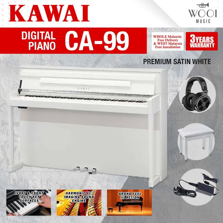 KAWAI - CA99 - PREMIUM SATIN WHITE