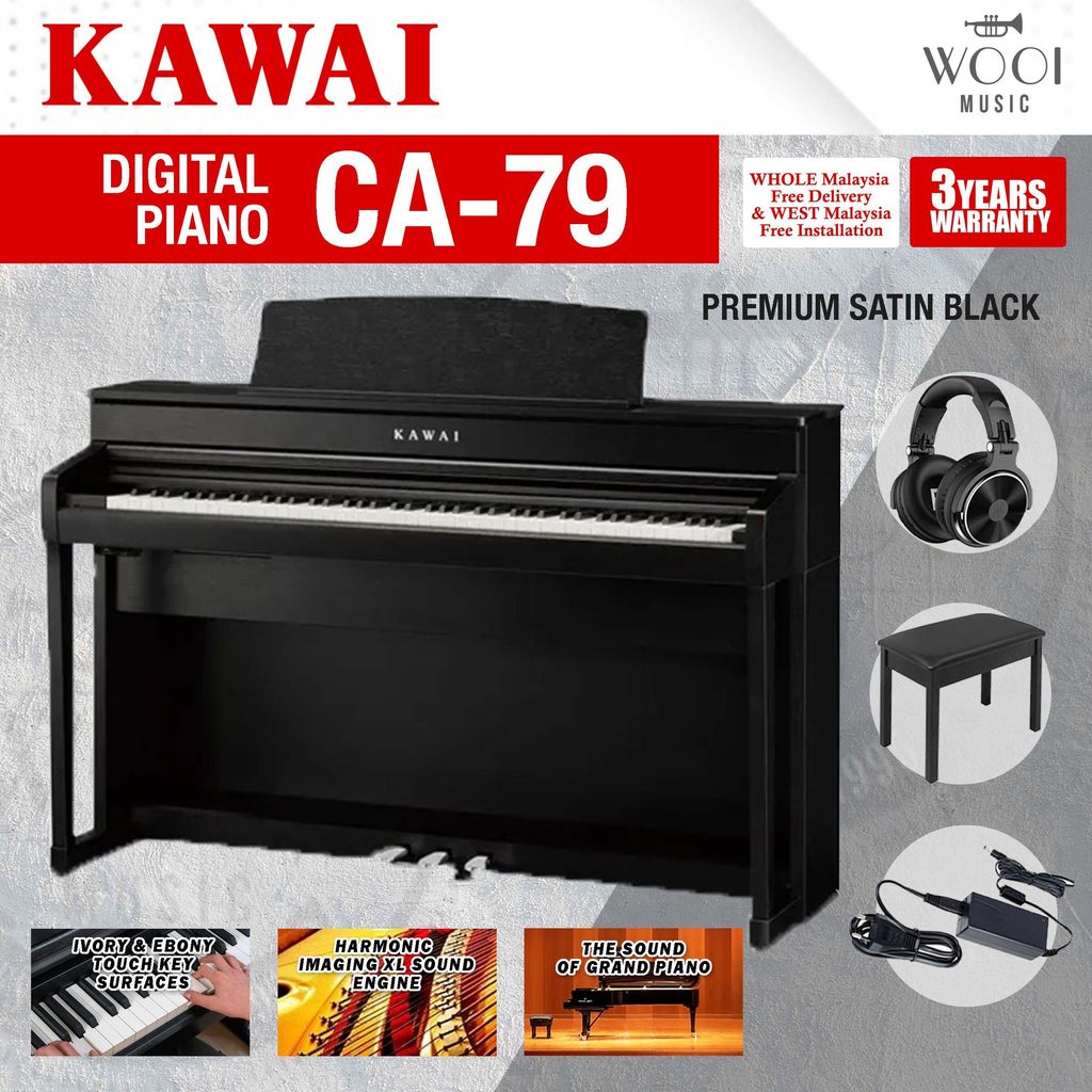 KAWAI - CA79 - PREMIUM SATIN BLACK