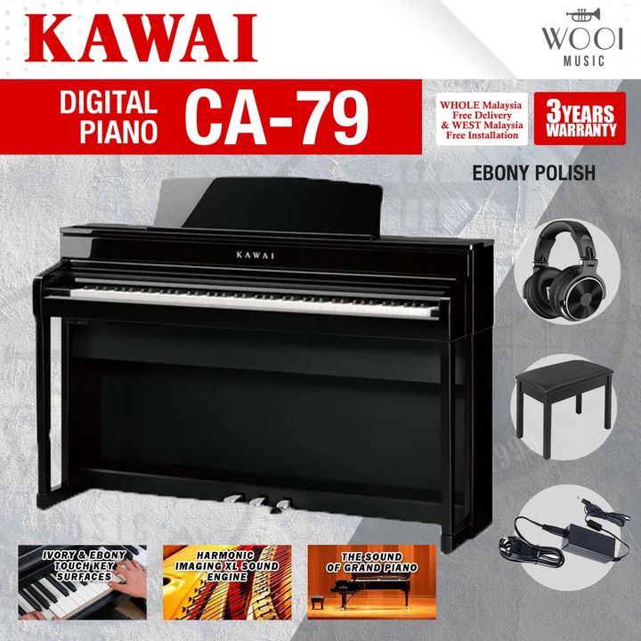 KAWAI - CA79 - EBONY POLISH