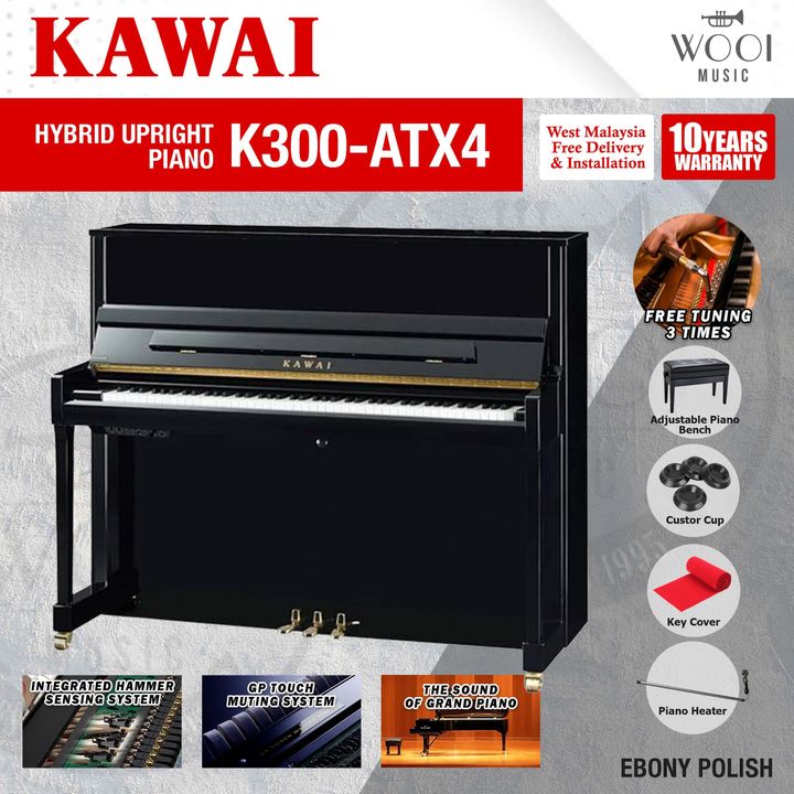 KAWAI - K300-ATX4 - EBONY POLISH