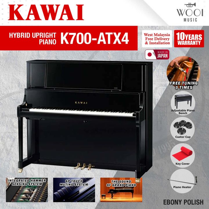 KAWAI - K700-ATX4 - EBONY POLISH - JAPAN