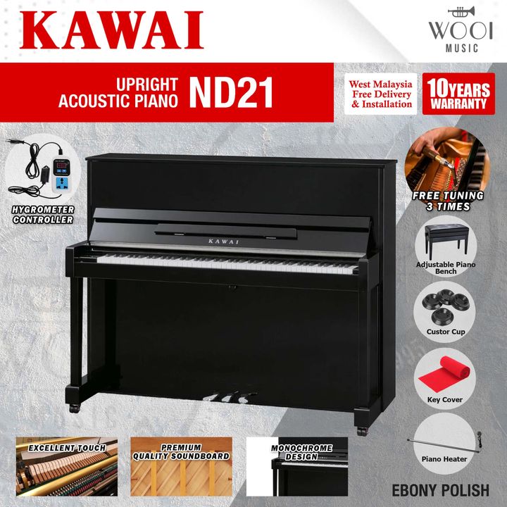 KAWAI - ND21 - EBONY POLISH