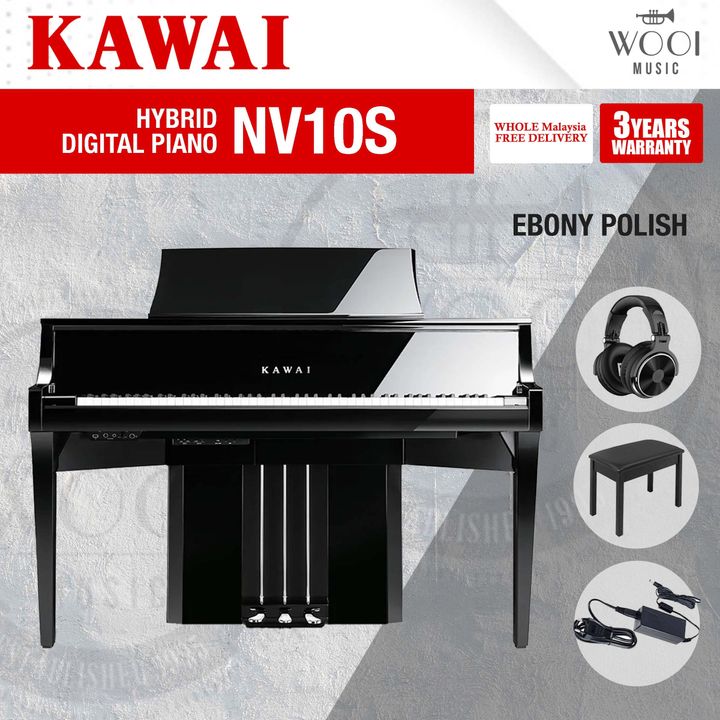 KAWAI NV10S - EBONY POLISH