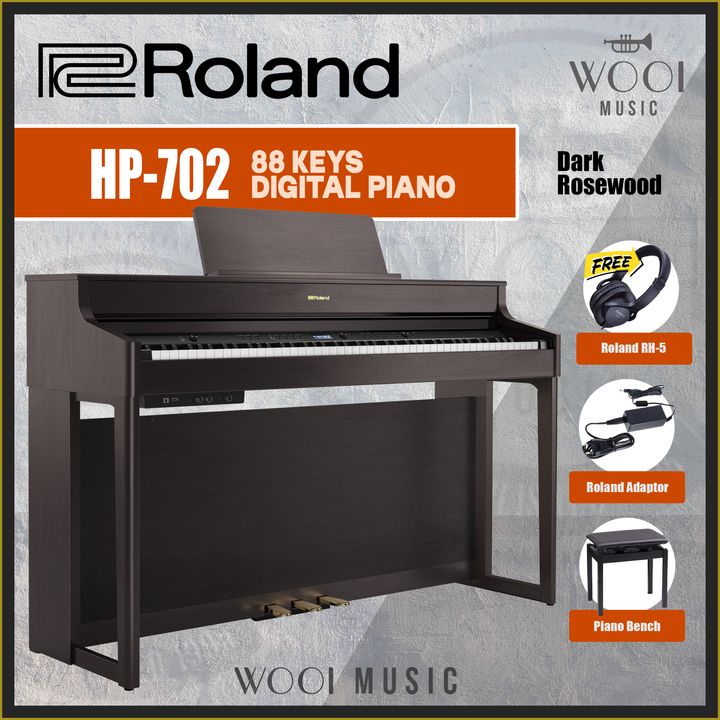 ROLAND-HP-702-DARK ROSEWOOD