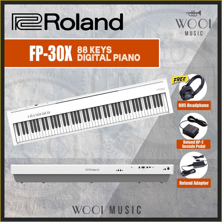 ROLAND-FP30X - WITHOUT STAND - WHITE