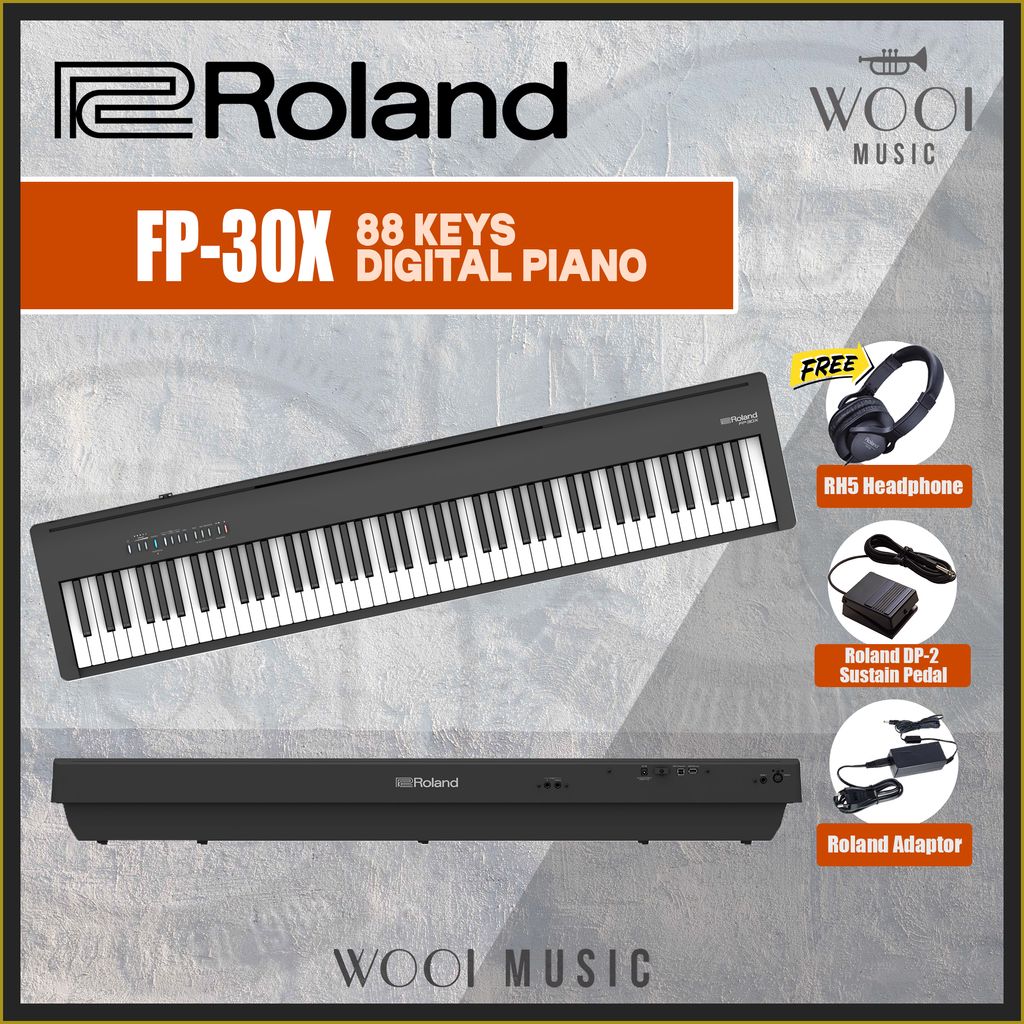ROLAND-FP-30X WITHOUT STAND - BLACK
