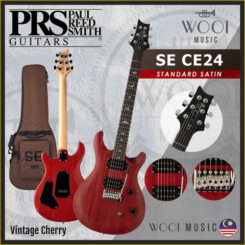 PRS STANDARD SATIN - SE CE24 - VINTAGE CHERRY