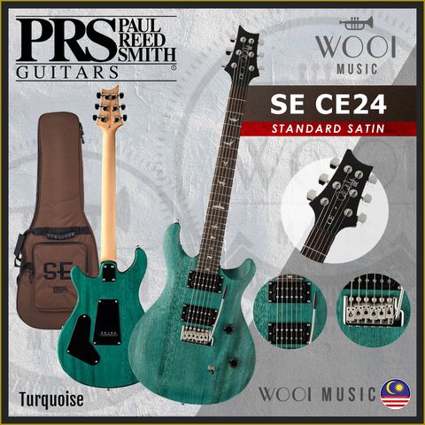 PRS - STANDARD SATIN SE CE24 - TURQUOISE