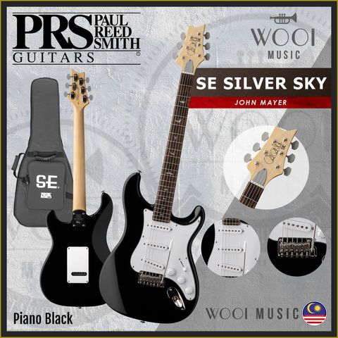 PRS-SE SILVER SKY-PIANO BLACK