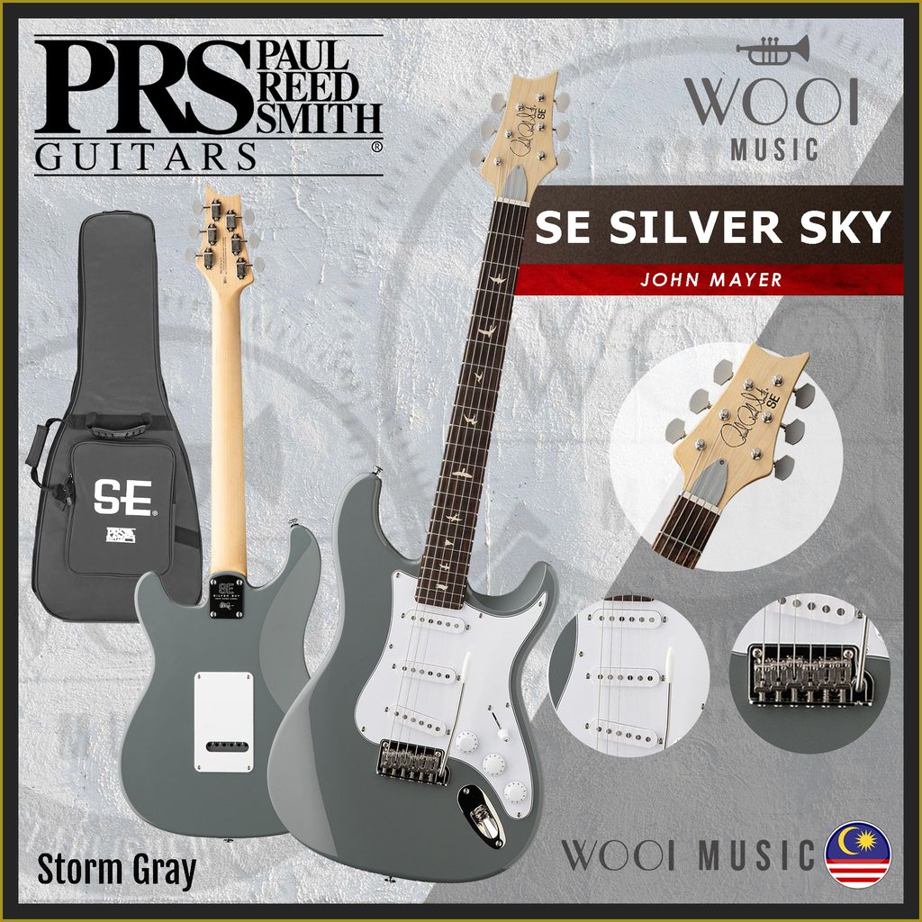 PRS-SE SILVER SKY-STORM GRAY