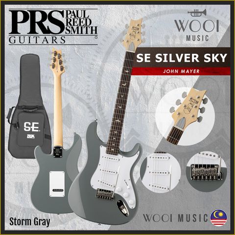 PRS-SE SILVER SKY-STORM GRAY