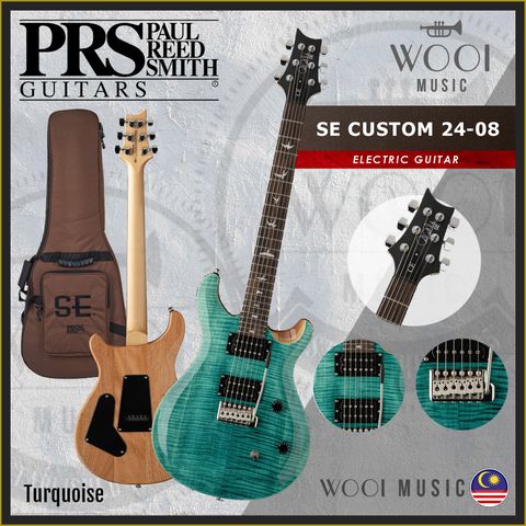 PRS - SE CUSTOM 24-08 - TURQUOISE