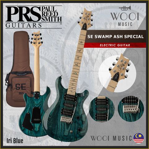 PRS - SE SWAMP ASH SPECIAL - Iri Blue