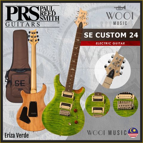 PRS - SE CUSTOM 24 - ERIZA VERDE