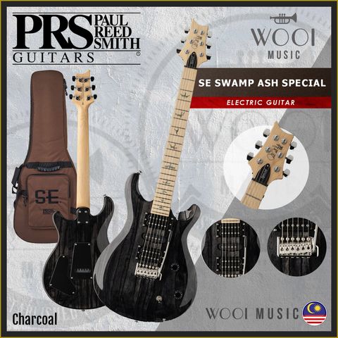 PRS - SE SWAMP ASH SPECIAL - CHARCOAL