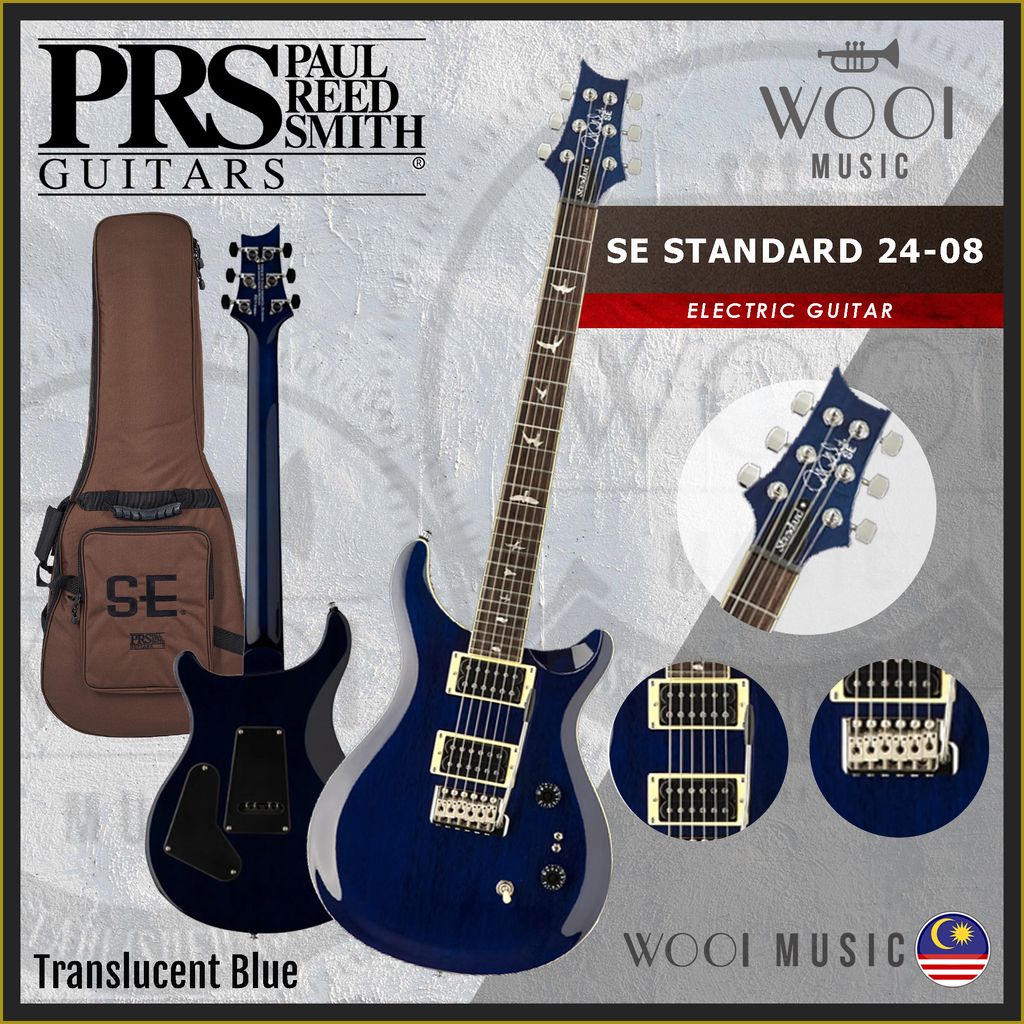 PRS - SE STANDARD 24-08-TRANSLUCENT BLUE