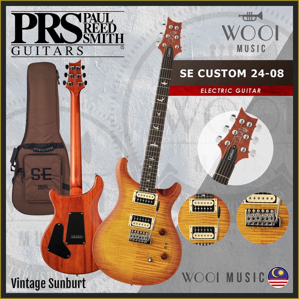 PRS - SE CUSTOM 24-08 - VINTAGE SUNBURST