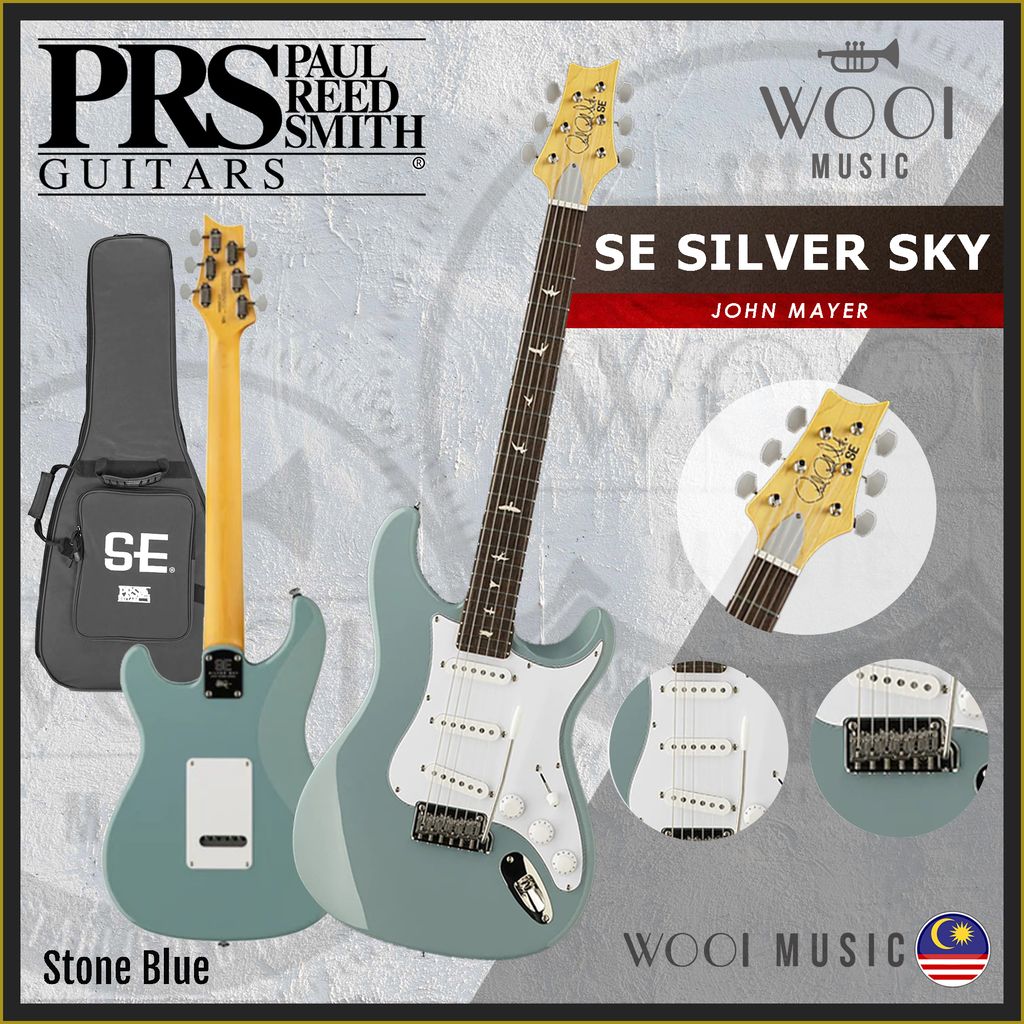 PRS - SE SILVER SKY - STONE BLUE
