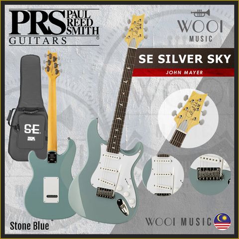 PRS - SE SILVER SKY - STONE BLUE