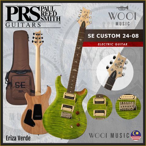 PRS - SE CUSTOM 24-08 - ERIZA VERDE