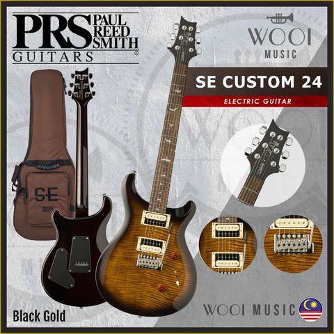 PRS - SE CUSTOM 24 - BLACK GOLD