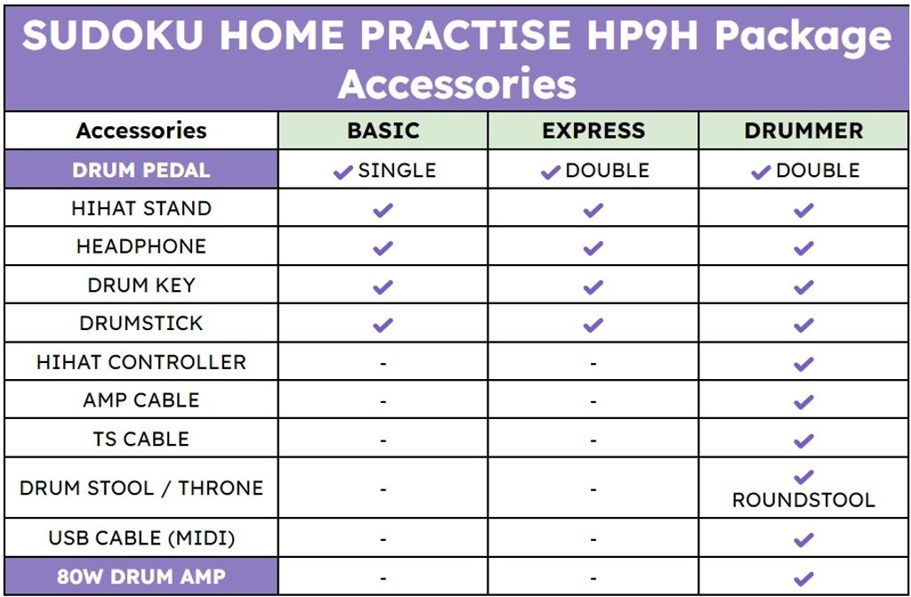 HP9H ACCESSORIES