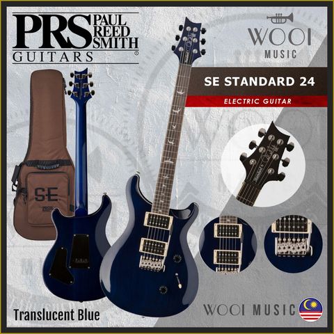 PRS - SE STANDARD 24 - TRANSLUCENT BLUE