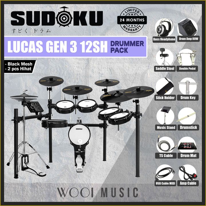 LUCAS GEN 3 12SH - DRUMMER PACK