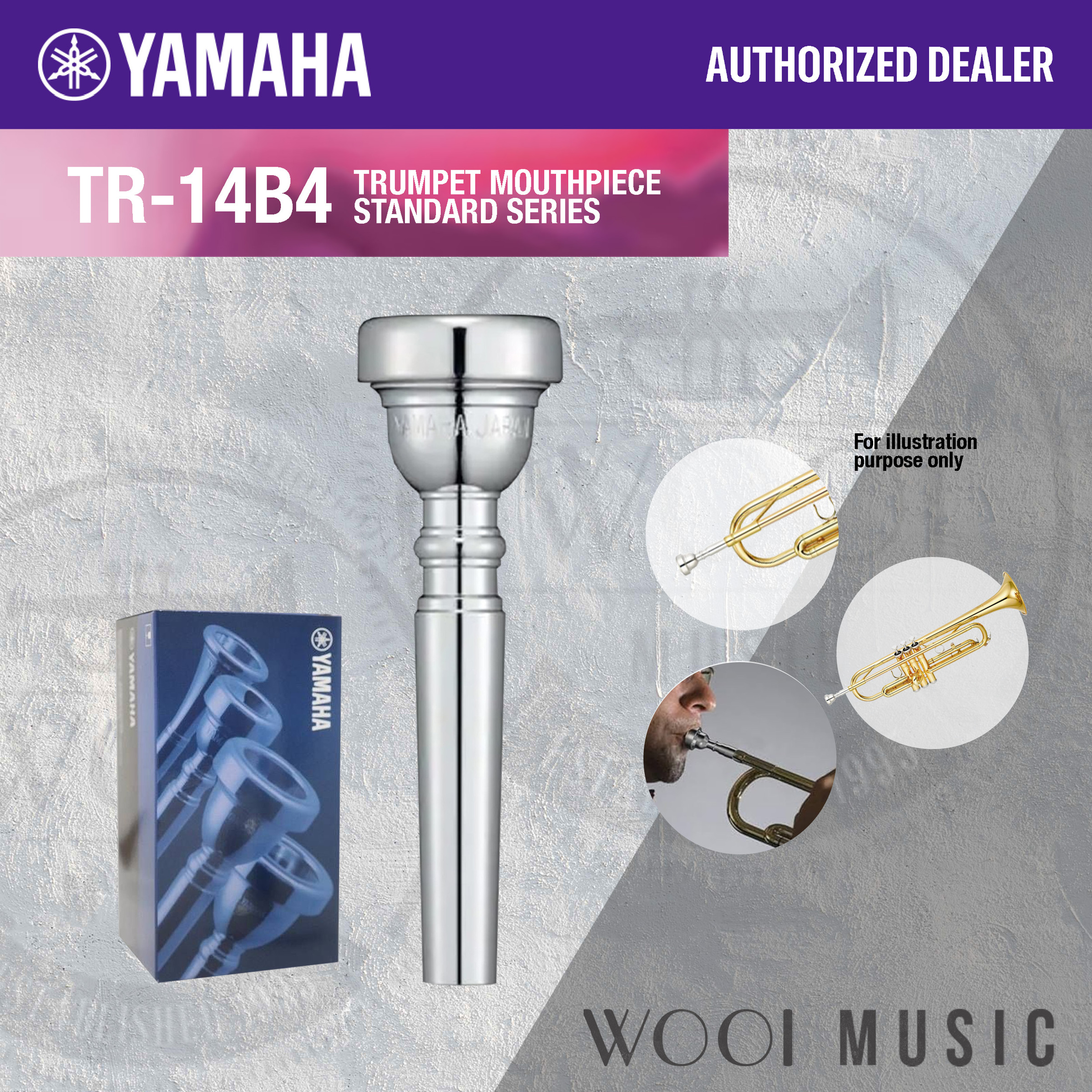 Yamaha 14B4 Trompetenmundstück - Professionelle Qualität Für Alle Musikstile